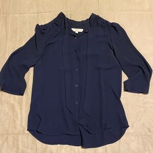 LOFT Navy Women's Blouse
